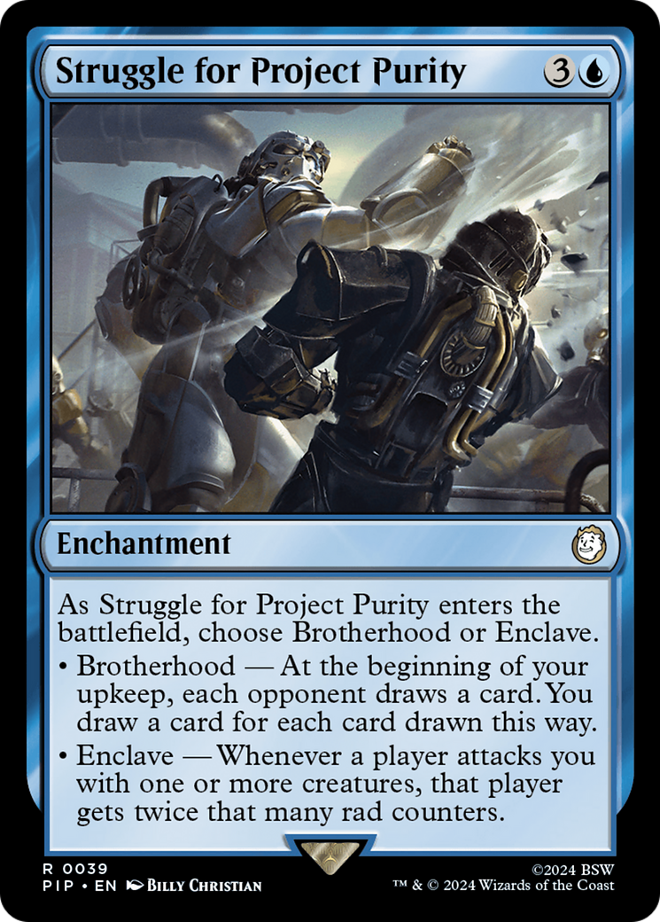 Struggle for Project Purity (PIP-039) - Fallout Foil - Premium MTG Single from Wizards of the Coast - Just $3.19! Shop now at Game Crave Tournament Store