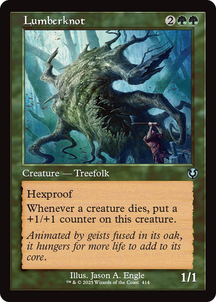 Lumberknot (Retro Frame) (-414) - Innistrad Remastered Foil - Premium MTG Single from Wizards of the Coast - Just $0.25! Shop now at Game Crave Tournament Store
