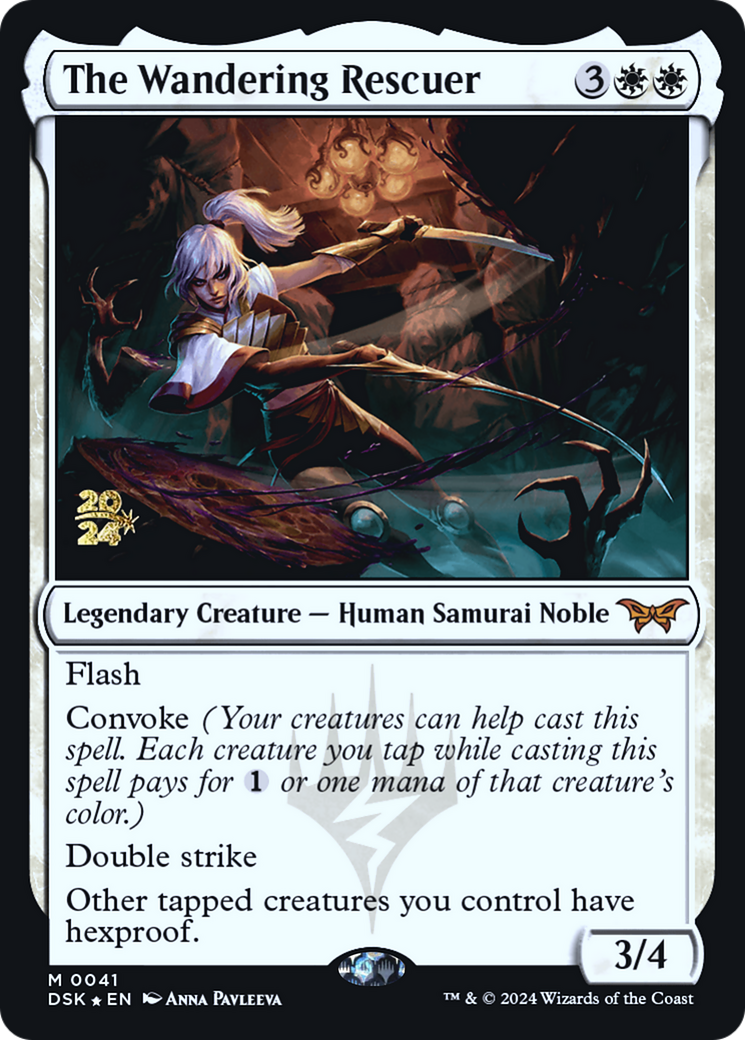 The Wandering Rescuer (PDSK-41S) - Duskmourn: House of Horror Promos Foil - Premium MTG Single from Wizards of the Coast - Just $4.10! Shop now at Game Crave Tournament Store
