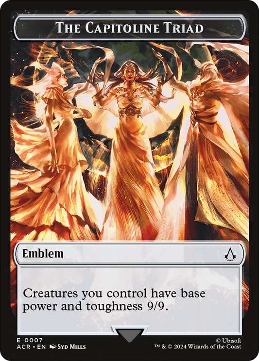 Emblem - The Capitoline Triad (ACR-007) - Assassin's Creed Tokens