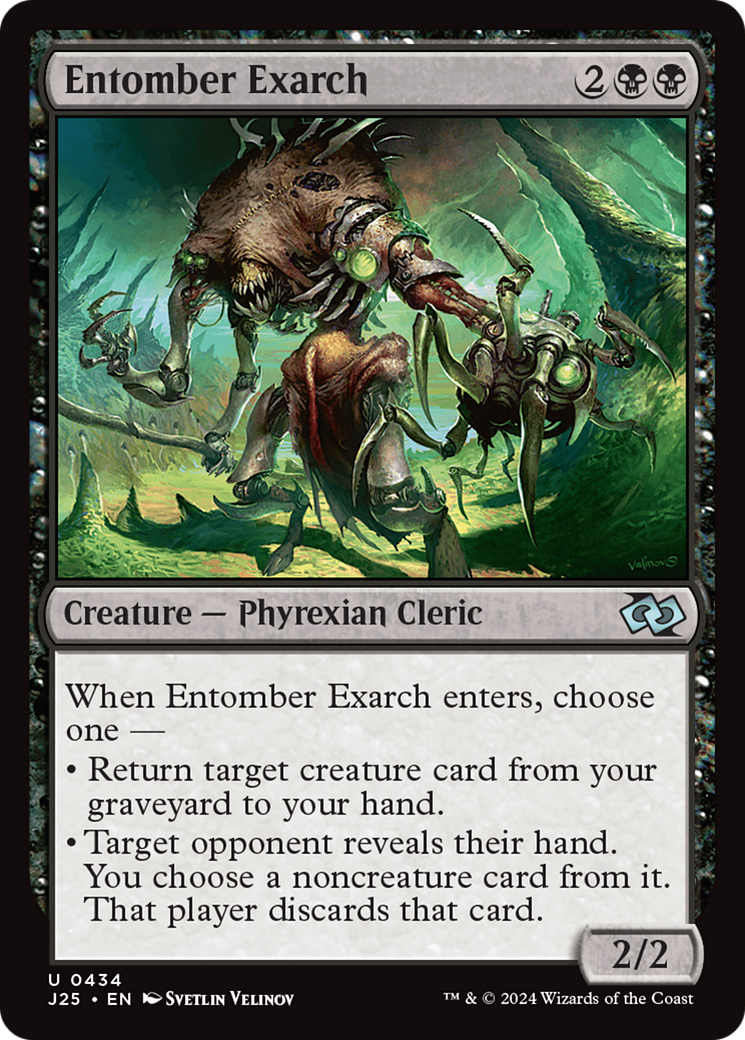 Entomber Exarch (J25-434) - Foundations Jumpstart - Premium MTG Single from Wizards of the Coast - Just $0.25! Shop now at Game Crave Tournament Store