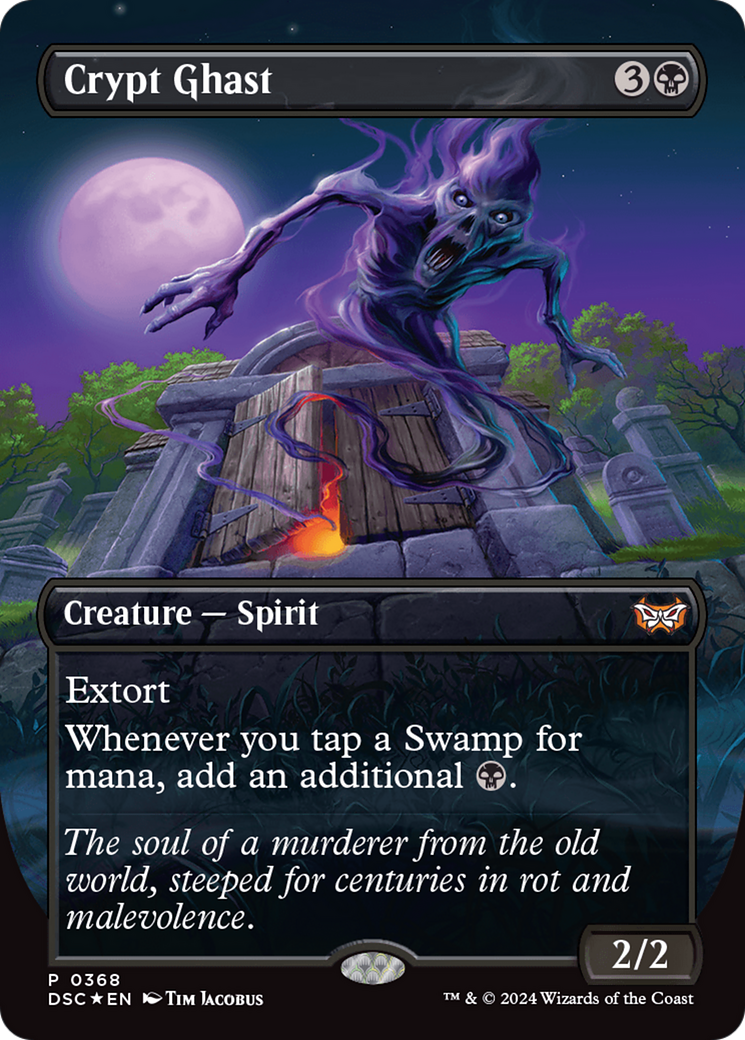 Crypt Ghast (DSC-368) - Duskmourn: House of Horror Commander (Borderless) Foil - Premium MTG Single from Wizards of the Coast - Just $6.53! Shop now at Game Crave Tournament Store