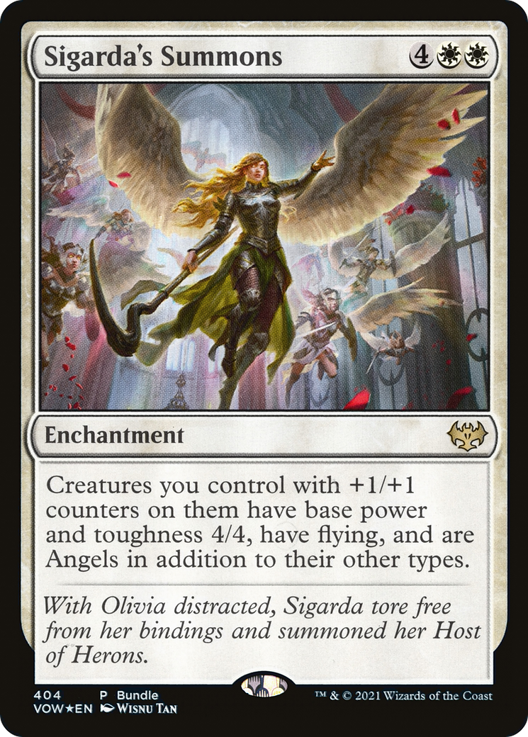 Sigarda's Summons (VOW-404) - Innistrad: Crimson Vow Foil - Premium MTG Single from Wizards of the Coast - Just $0.08! Shop now at Game Crave Tournament Store