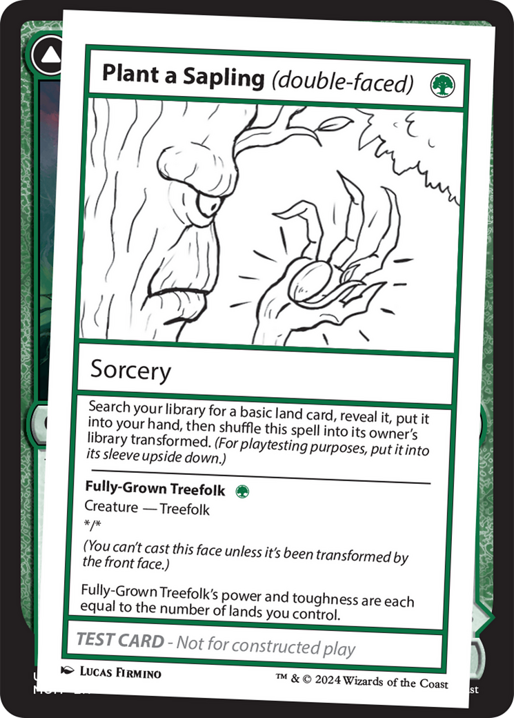 Plant a Sapling // Fully-Grown Treefolk (MB2-344) - Mystery Booster 2 - Premium MTG Single from Wizards of the Coast - Just $0.46! Shop now at Game Crave Tournament Store