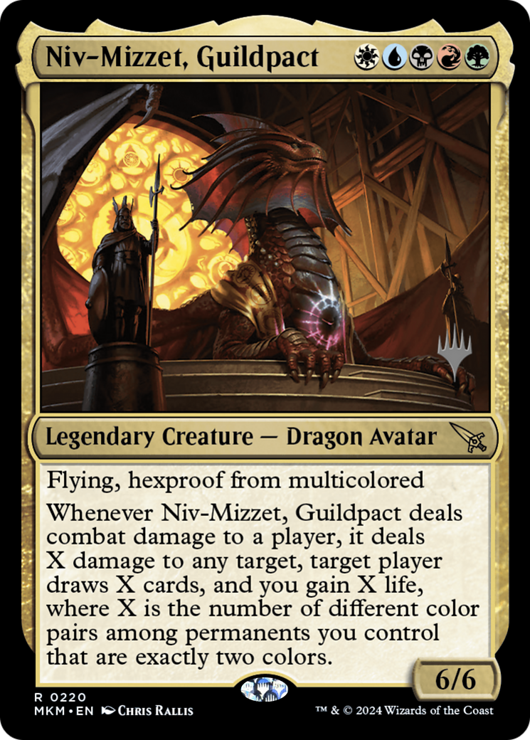 Niv-Mizzet, Guildpact (PMKM-220P) - Murders at Karlov Manor Promos Foil - Premium MTG Single from Wizards of the Coast - Just $0.27! Shop now at Game Crave Tournament Store