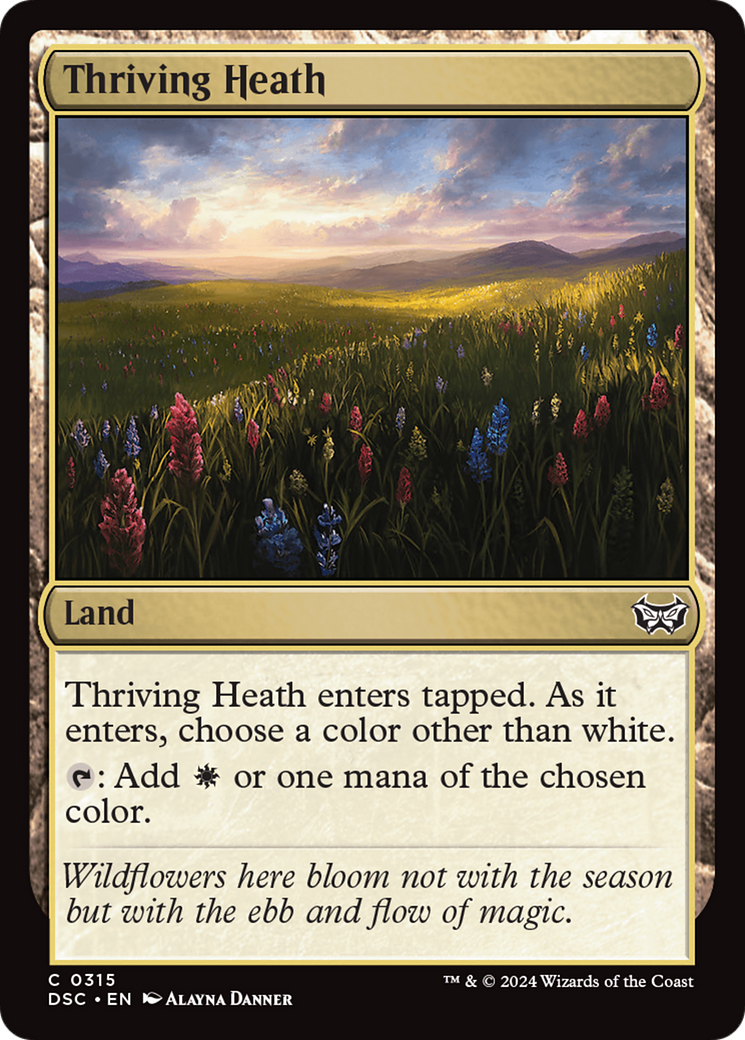Thriving Heath (DSC-315) - Duskmourn: House of Horror Commander - Premium MTG Single from Wizards of the Coast - Just $0.25! Shop now at Game Crave Tournament Store