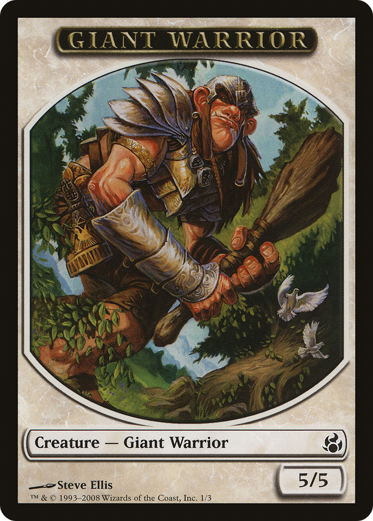 Giant Warrior (TMOR-001) - Morningtide Tokens