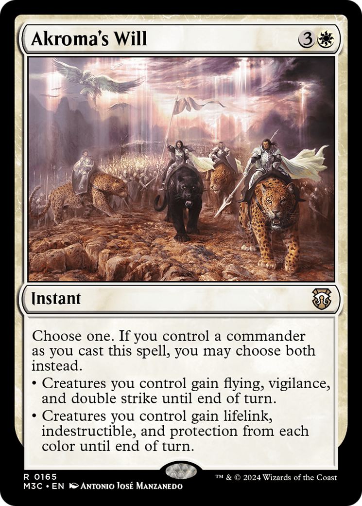 Akroma's Will (M3C-165) - Modern Horizons 3 Commander Foil - Premium MTG Single from Wizards of the Coast - Just $8.16! Shop now at Game Crave Tournament Store