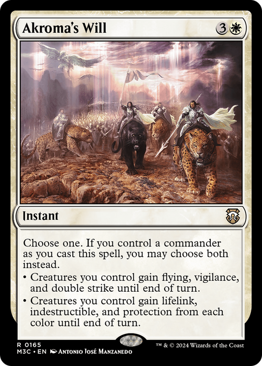 Akroma's Will (M3C-165) - Modern Horizons 3 Commander Foil - Premium MTG Single from Wizards of the Coast - Just $8.16! Shop now at Game Crave Tournament Store