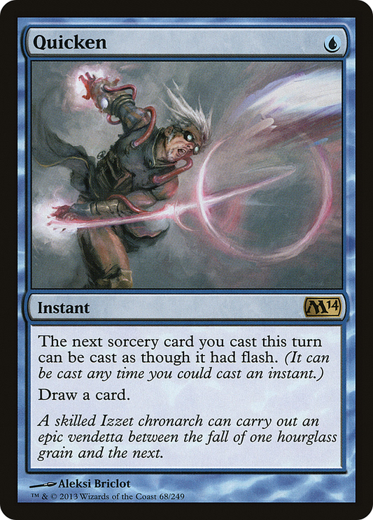 Quicken (M14-068) - Magic 2014 - Premium MTG Single from Wizards of the Coast - Just $0.25! Shop now at Game Crave Tournament Store