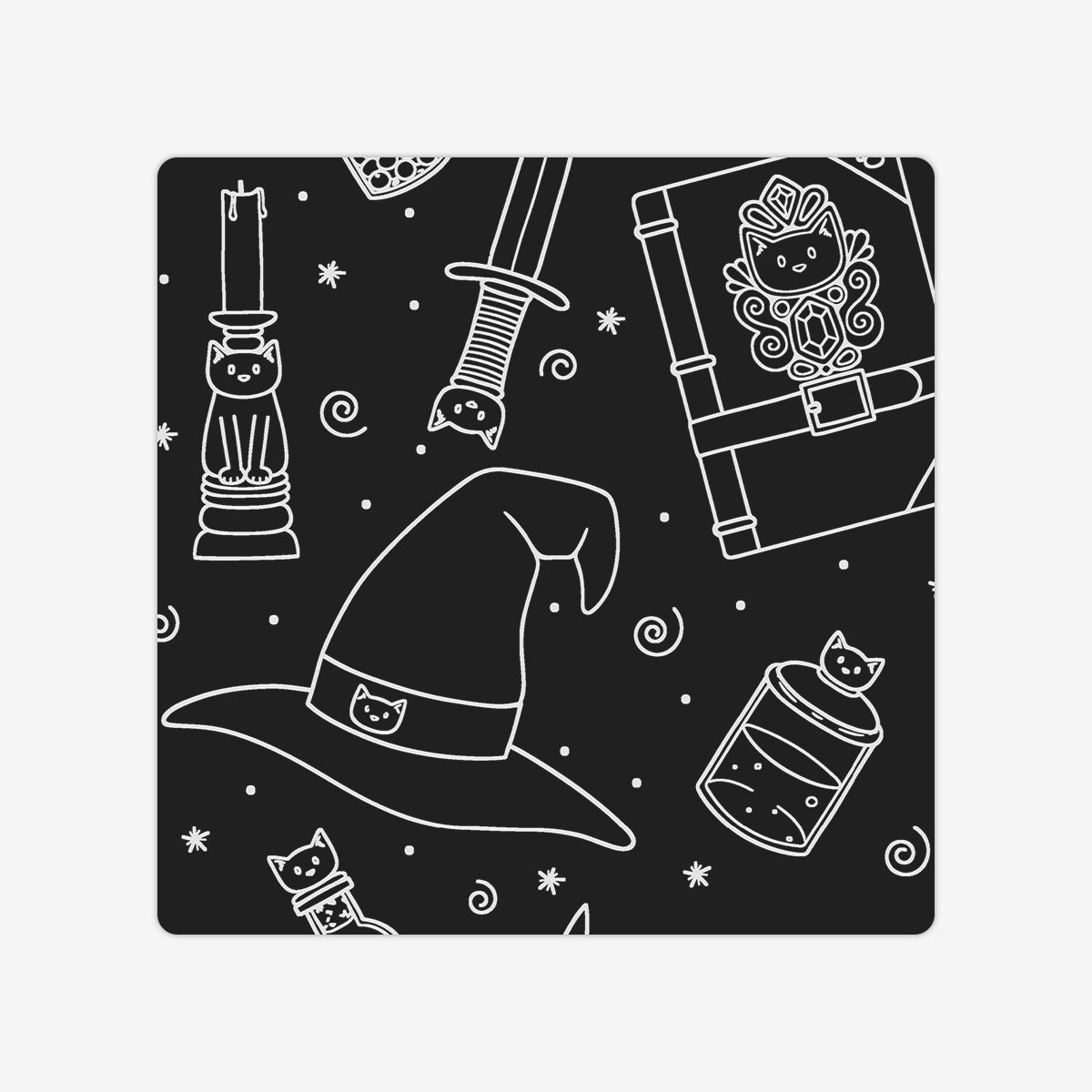 Witchy Witchy Board Game Mat - Premium Playmat from Inked Gaming - Just $36.99! Shop now at Game Crave Tournament Store