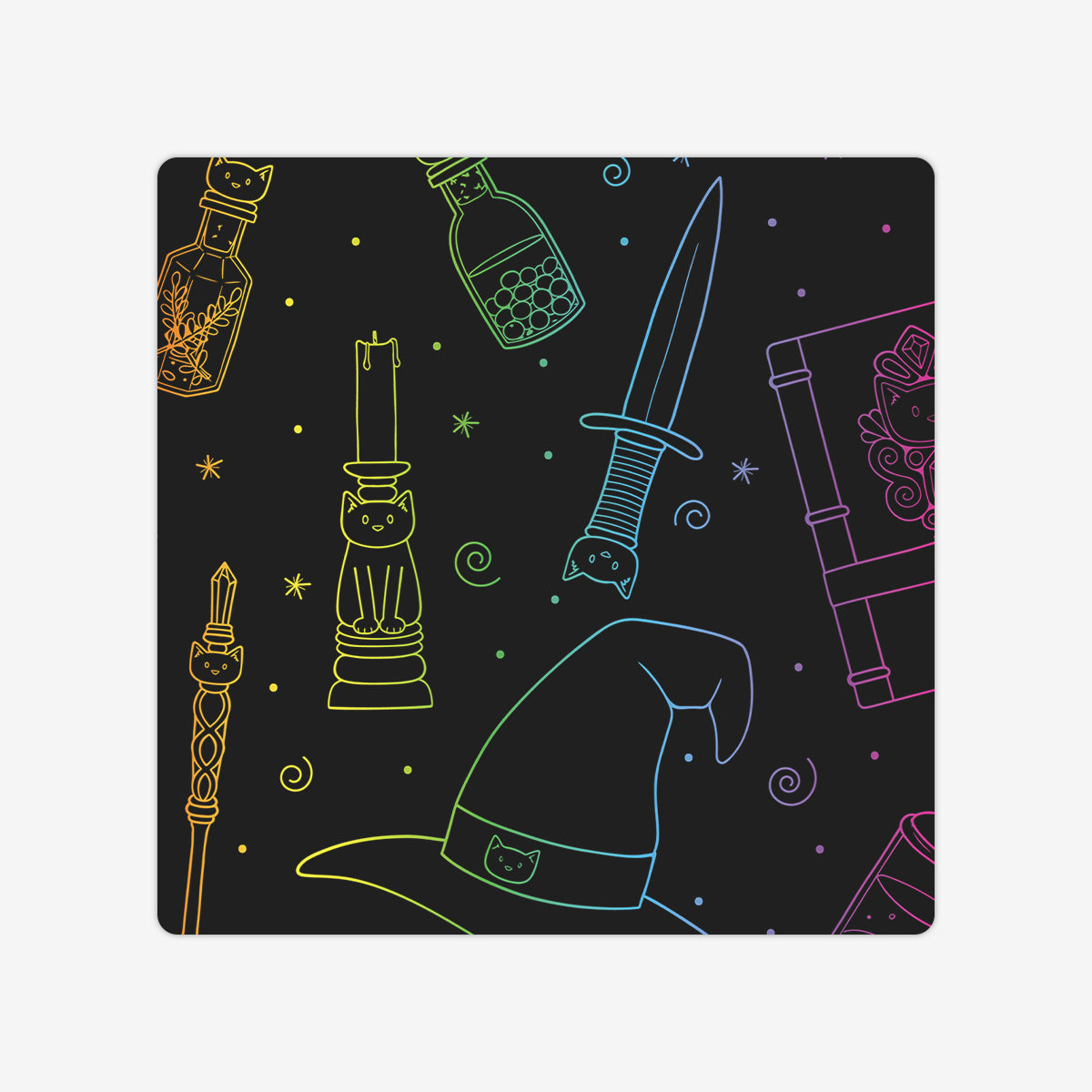 Witchy Witchy Board Game Mat - Premium Playmat from Inked Gaming - Just $36.99! Shop now at Game Crave Tournament Store