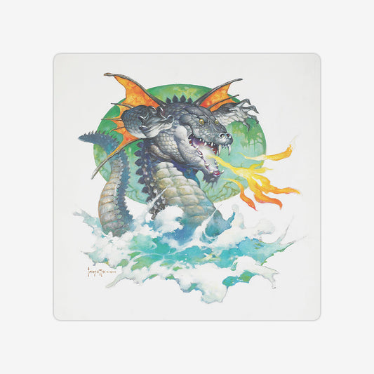 Winged Crocodile Dragon Board Game Mat - Premium Playmat from Inked Gaming - Just $36.99! Shop now at Game Crave Tournament Store