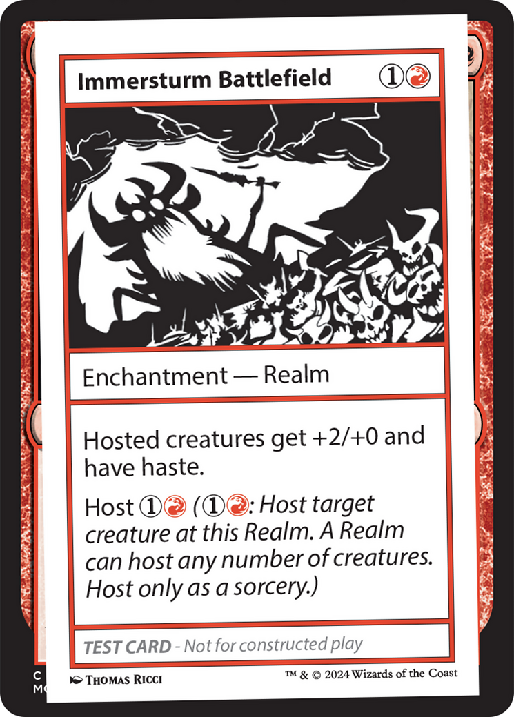 Immersturm Battlefield (MB2-327) - Mystery Booster 2 - Premium MTG Single from Wizards of the Coast - Just $0.25! Shop now at Game Crave Tournament Store