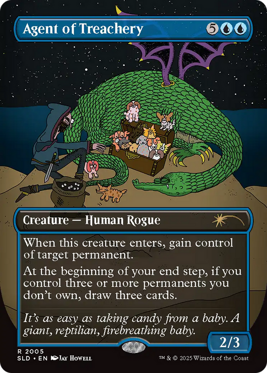 Agent of Treachery (SLD-2005) - Secret Lair Drop (Borderless)