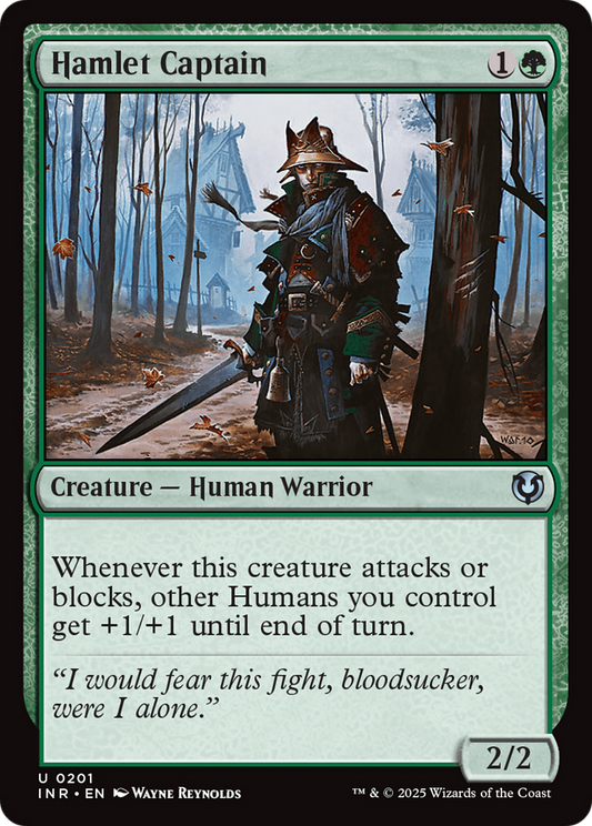 Hamlet Captain (-201) - Innistrad Remastered - Premium MTG Single from Wizards of the Coast - Just $0.25! Shop now at Game Crave Tournament Store