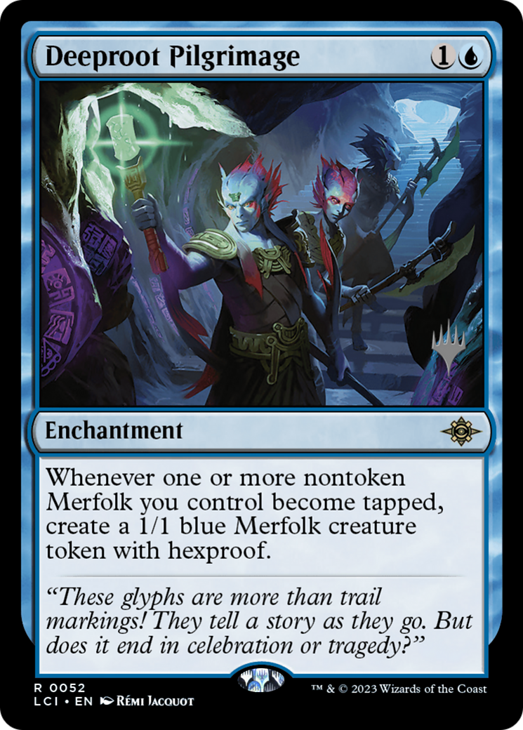 Deeproot Pilgrimage (PLCI-52P) - The Lost Caverns of Ixalan Promos Foil - Premium MTG Single from Wizards of the Coast - Just $0.97! Shop now at Game Crave Tournament Store