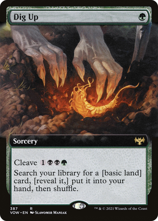 Dig Up (VOW-387) - Innistrad: Crimson Vow: (Extended Art) Foil - Premium MTG Single from Wizards of the Coast - Just $0.14! Shop now at Game Crave Tournament Store