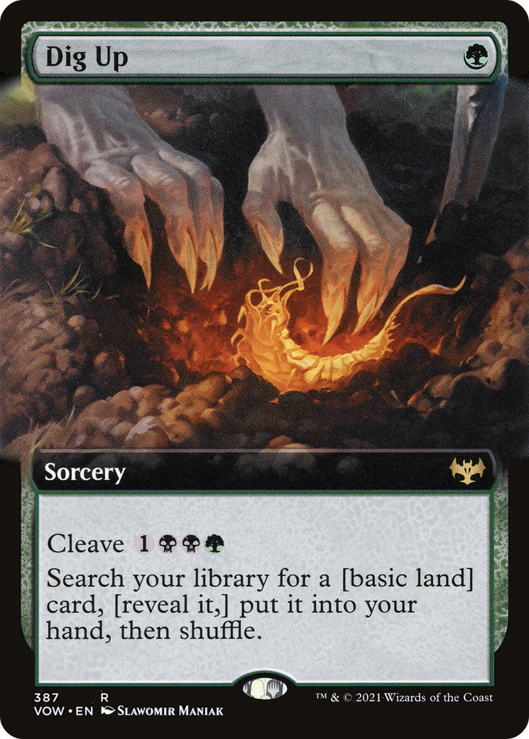 Dig Up (VOW-387) - Innistrad: Crimson Vow: (Extended Art) - Premium MTG Single from Wizards of the Coast - Just $0.13! Shop now at Game Crave Tournament Store