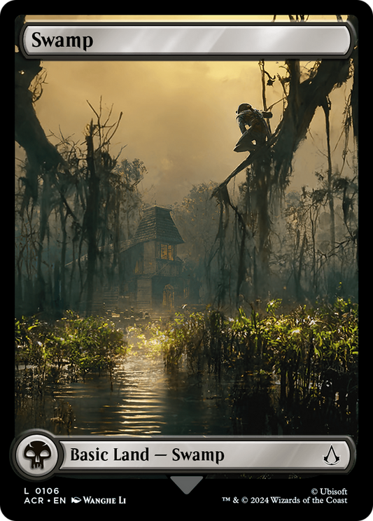 Swamp (ACR-106) - Assassin's Creed Foil - Premium MTG Single from Wizards of the Coast - Just $0.56! Shop now at Game Crave Tournament Store