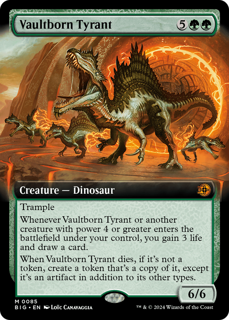 Vaultborn Tyrant (BIG-085) - The Big Score: (Extended Art) - Premium MTG Single from Wizards of the Coast - Just $28.30! Shop now at Game Crave Tournament Store