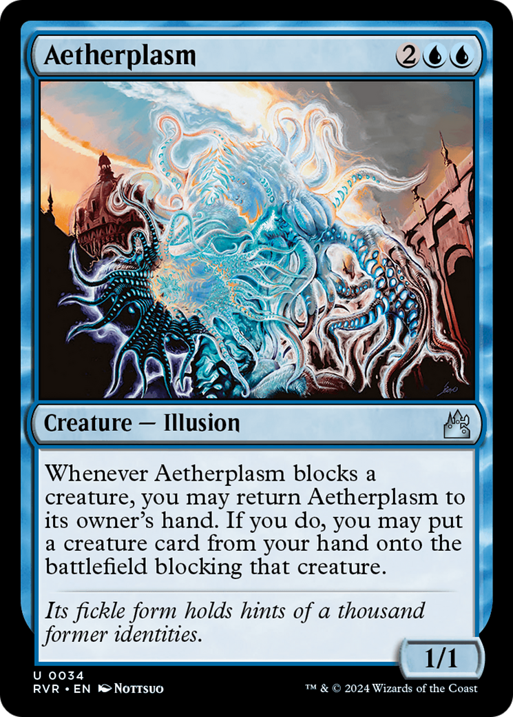 Aetherplasm (RVR-034) - Ravnica Remastered Foil - Premium MTG Single from Wizards of the Coast - Just $0.25! Shop now at Game Crave Tournament Store
