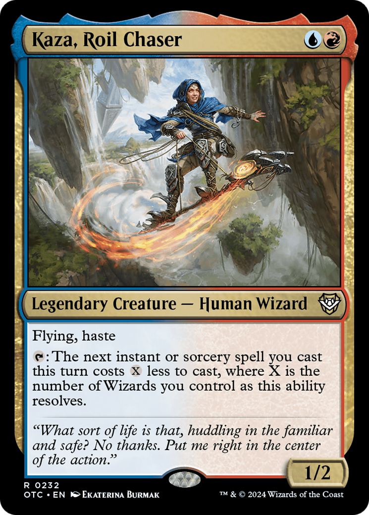 Kaza, Roil Chaser (OTC-232) - Outlaws of Thunder Junction Commander - Premium MTG Single from Wizards of the Coast - Just $0.25! Shop now at Game Crave Tournament Store