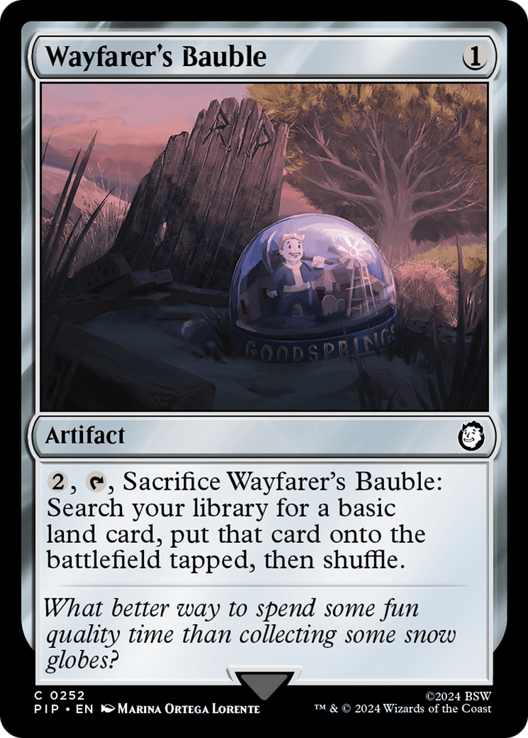 Wayfarer's Bauble (PIP-252) - Fallout Foil - Premium MTG Single from Wizards of the Coast - Just $3.95! Shop now at Game Crave Tournament Store
