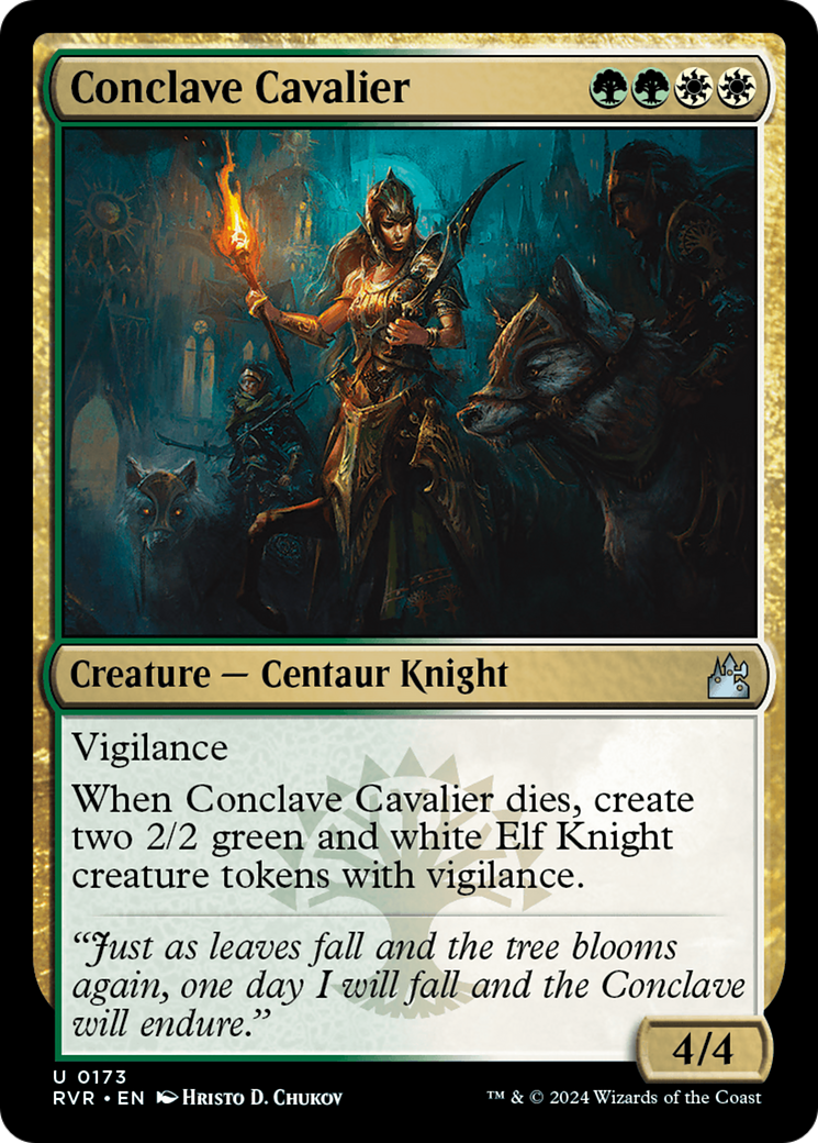 Conclave Cavalier (RVR-173) - Ravnica Remastered - Premium MTG Single from Wizards of the Coast - Just $0.25! Shop now at Game Crave Tournament Store