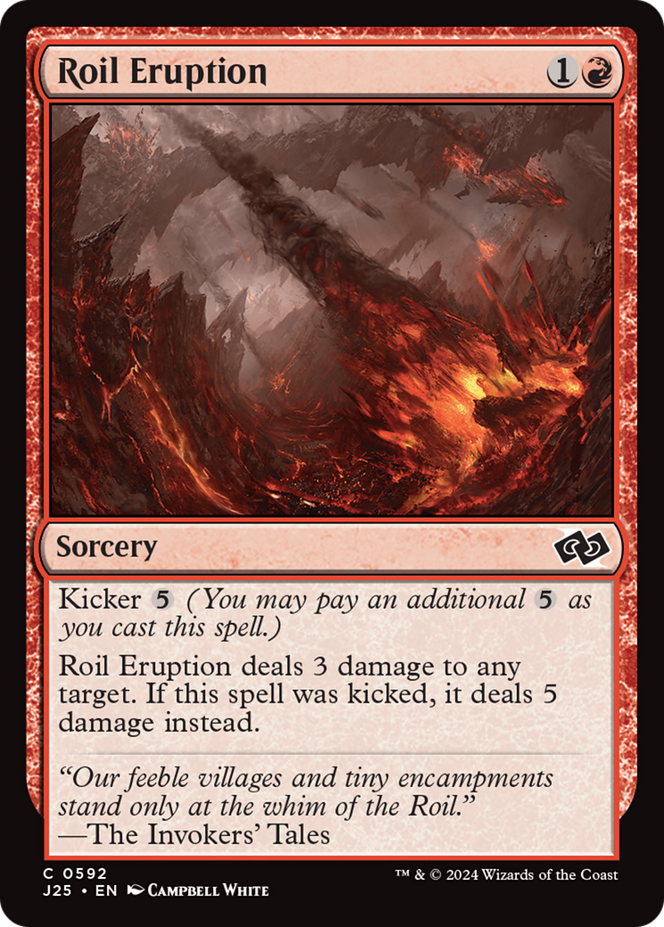 Roil Eruption (J25-592) - Foundations Jumpstart - Premium MTG Single from Wizards of the Coast - Just $0.25! Shop now at Game Crave Tournament Store