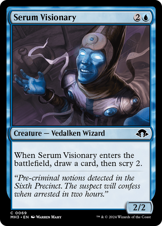 Serum Visionary (MH3-069) - Modern Horizons 3 - Premium MTG Single from Wizards of the Coast - Just $0.25! Shop now at Game Crave Tournament Store