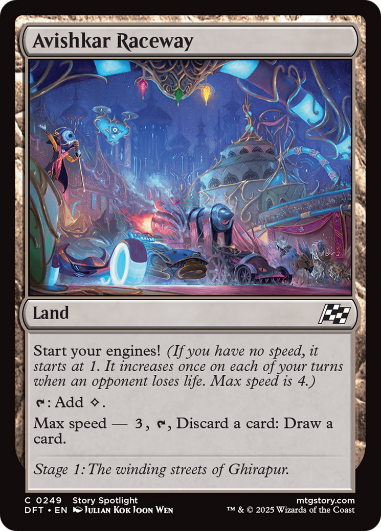Avishkar Raceway (DFT-249) - Aetherdrift Foil - Premium MTG Single from Wizards of the Coast - Just $0.08! Shop now at Game Crave Tournament Store