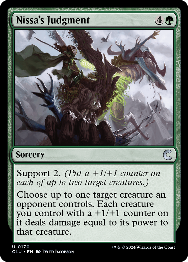 Nissa's Judgment (CLU-170) - Ravnica: Clue Edition - Premium MTG Single from Wizards of the Coast - Just $0.25! Shop now at Game Crave Tournament Store