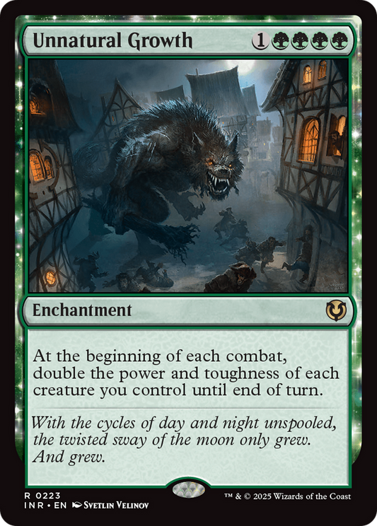 Unnatural Growth (-223) - Innistrad Remastered - Premium MTG Single from Wizards of the Coast - Just $1.31! Shop now at Game Crave Tournament Store