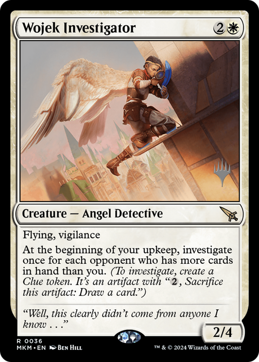 Wojek Investigator (PMKM-36P) - Murders at Karlov Manor Promos - Premium MTG Single from Wizards of the Coast - Just $1.82! Shop now at Game Crave Tournament Store