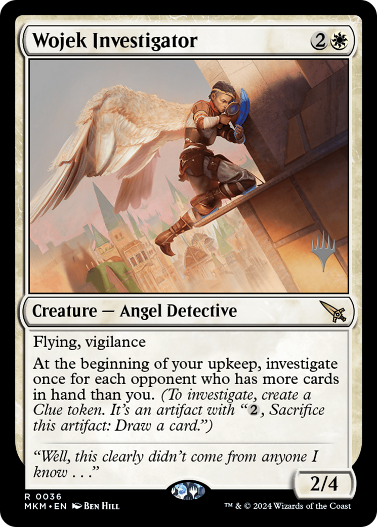 Wojek Investigator (PMKM-36P) - Murders at Karlov Manor Promos Foil - Premium MTG Single from Wizards of the Coast - Just $1.52! Shop now at Game Crave Tournament Store