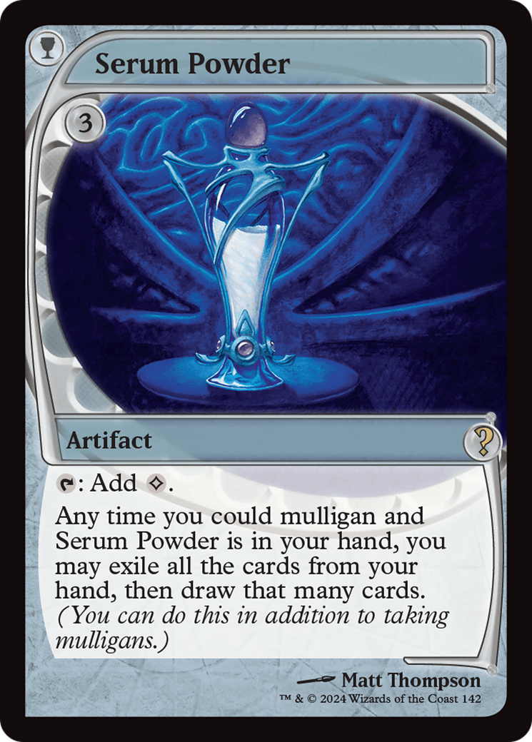 Serum Powder (MB2-142) - Mystery Booster 2 - Premium MTG Single from Wizards of the Coast - Just $0.60! Shop now at Game Crave Tournament Store