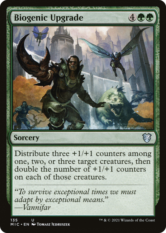 Biogenic Upgrade (MIC-135) - Midnight Hunt Commander - Premium MTG Single from Wizards of the Coast - Just $0.08! Shop now at Game Crave Tournament Store