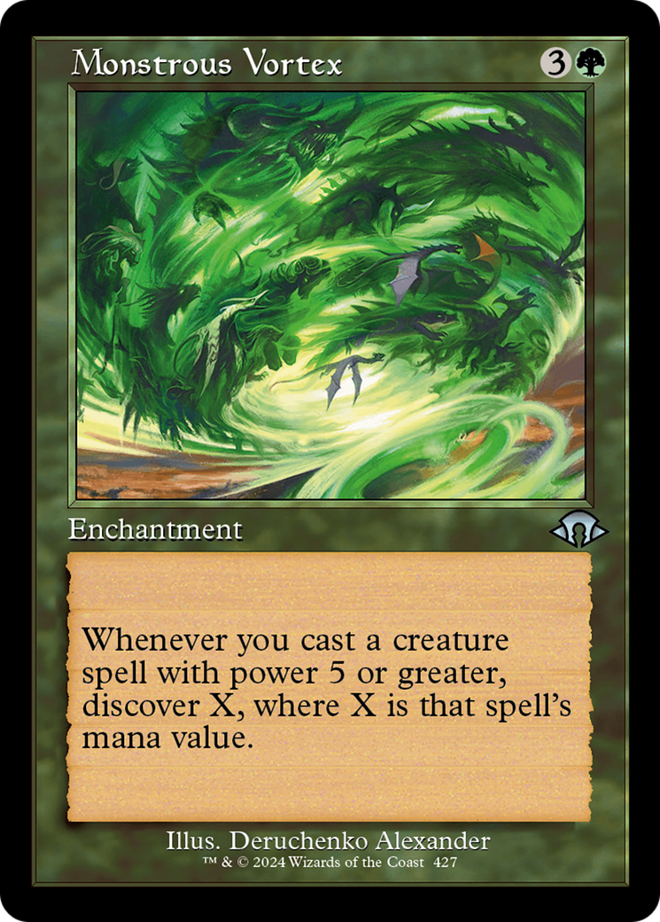 Monstrous Vortex (MH3-427) - Modern Horizons 3 Foil - Premium MTG Single from Wizards of the Coast - Just $0.25! Shop now at Game Crave Tournament Store