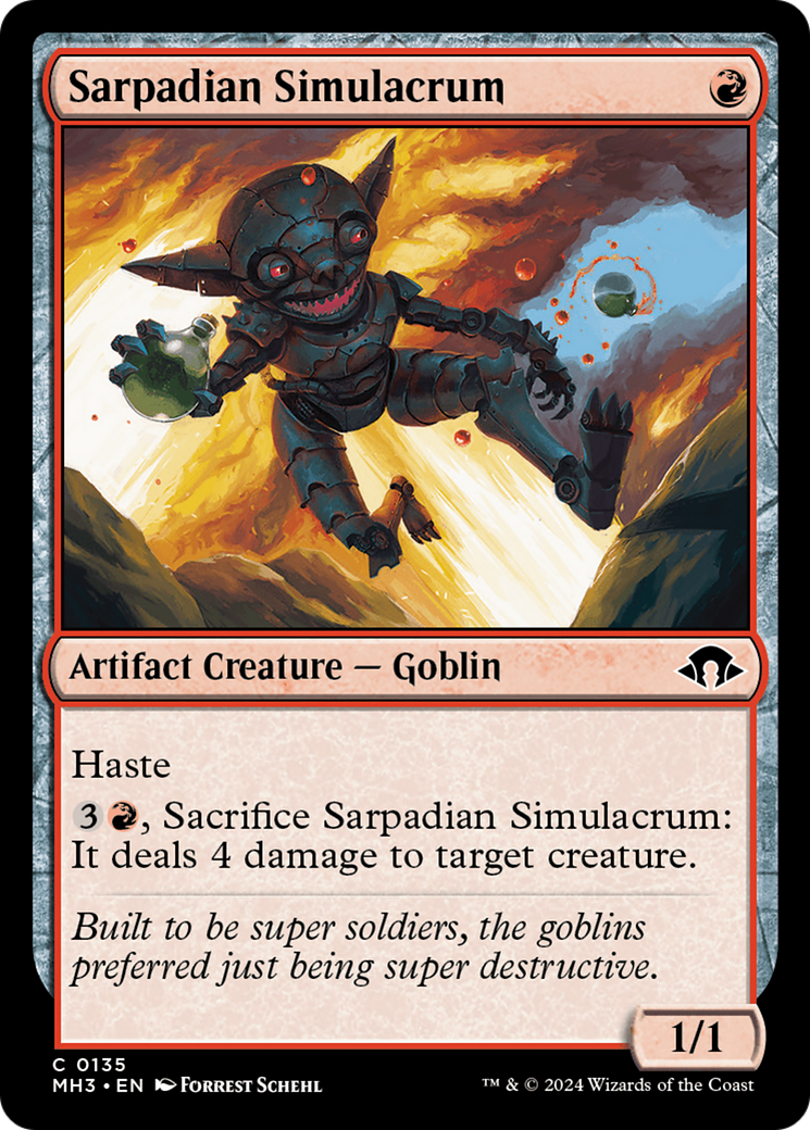 Sarpadian Simulacrum (MH3-135) - Modern Horizons 3 - Premium MTG Single from Wizards of the Coast - Just $0.25! Shop now at Game Crave Tournament Store