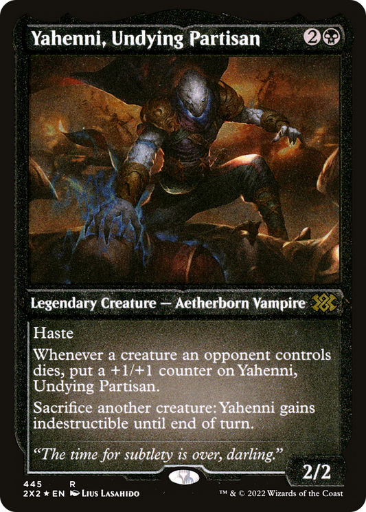 Yahenni, Undying Partisan (Foil Etched) (2X2-445) - Double Masters 2022 Foil