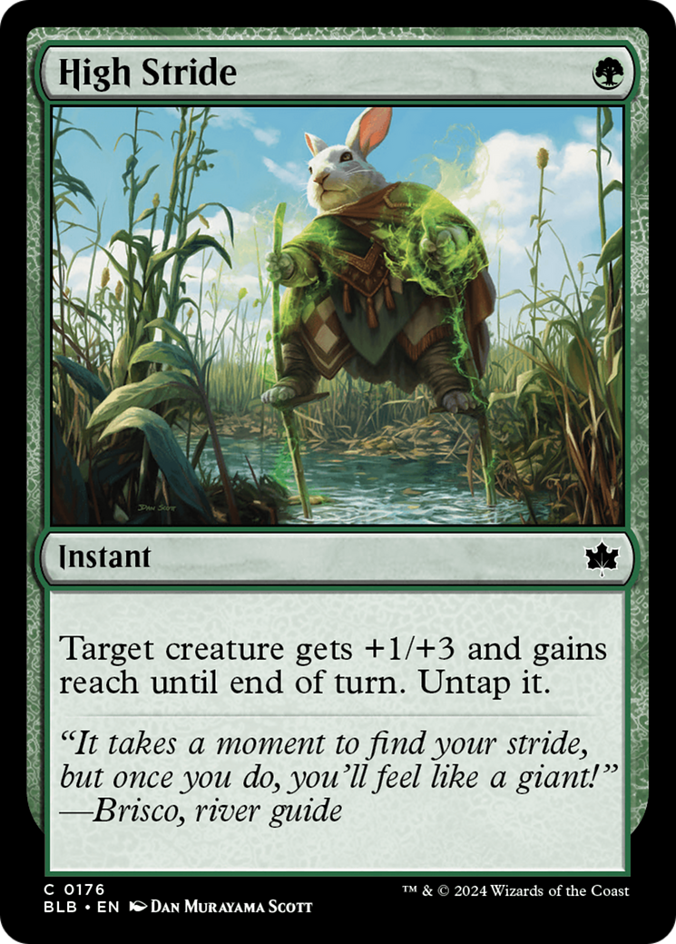 High Stride (BLB-176) - Bloomburrow - Premium MTG Single from Wizards of the Coast - Just $0.25! Shop now at Game Crave Tournament Store
