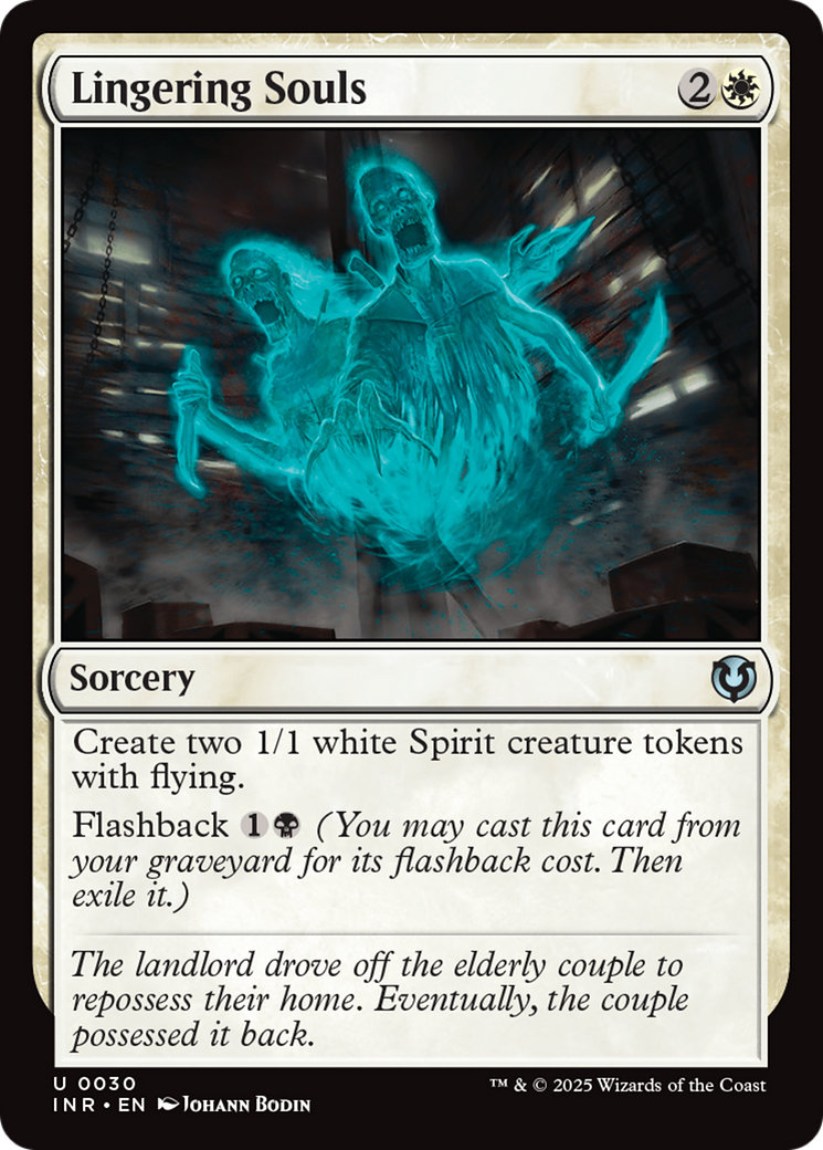 Lingering Souls (-030) - Innistrad Remastered Foil - Premium MTG Single from Wizards of the Coast - Just $0.25! Shop now at Game Crave Tournament Store
