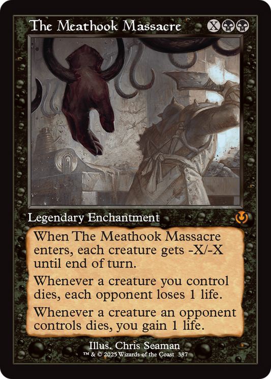 The Meathook Massacre (Retro Frame) (-387) - Innistrad Remastered - Premium MTG Single from Wizards of the Coast - Just $16.28! Shop now at Game Crave Tournament Store