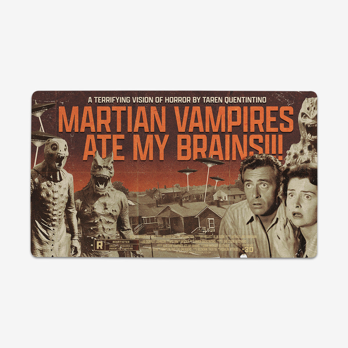 Vampire Martians Ate My Brains Playmat - Premium Playmat from Inked Gaming - Just $34.99! Shop now at Game Crave Tournament Store