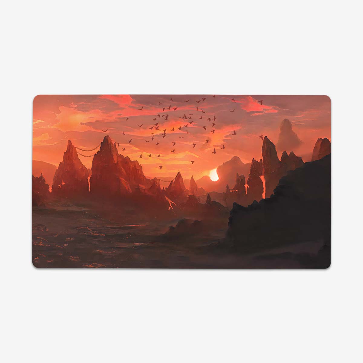 Volcanic Canyon Playmat - Premium Playmat from Inked Gaming - Just $34.99! Shop now at Game Crave Tournament Store