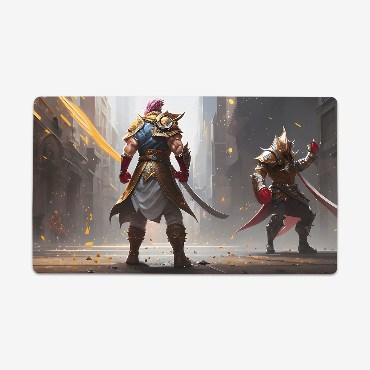 The Two Fight Playmat - Premium Playmat from Inked Gaming - Just $34.99! Shop now at Game Crave Tournament Store