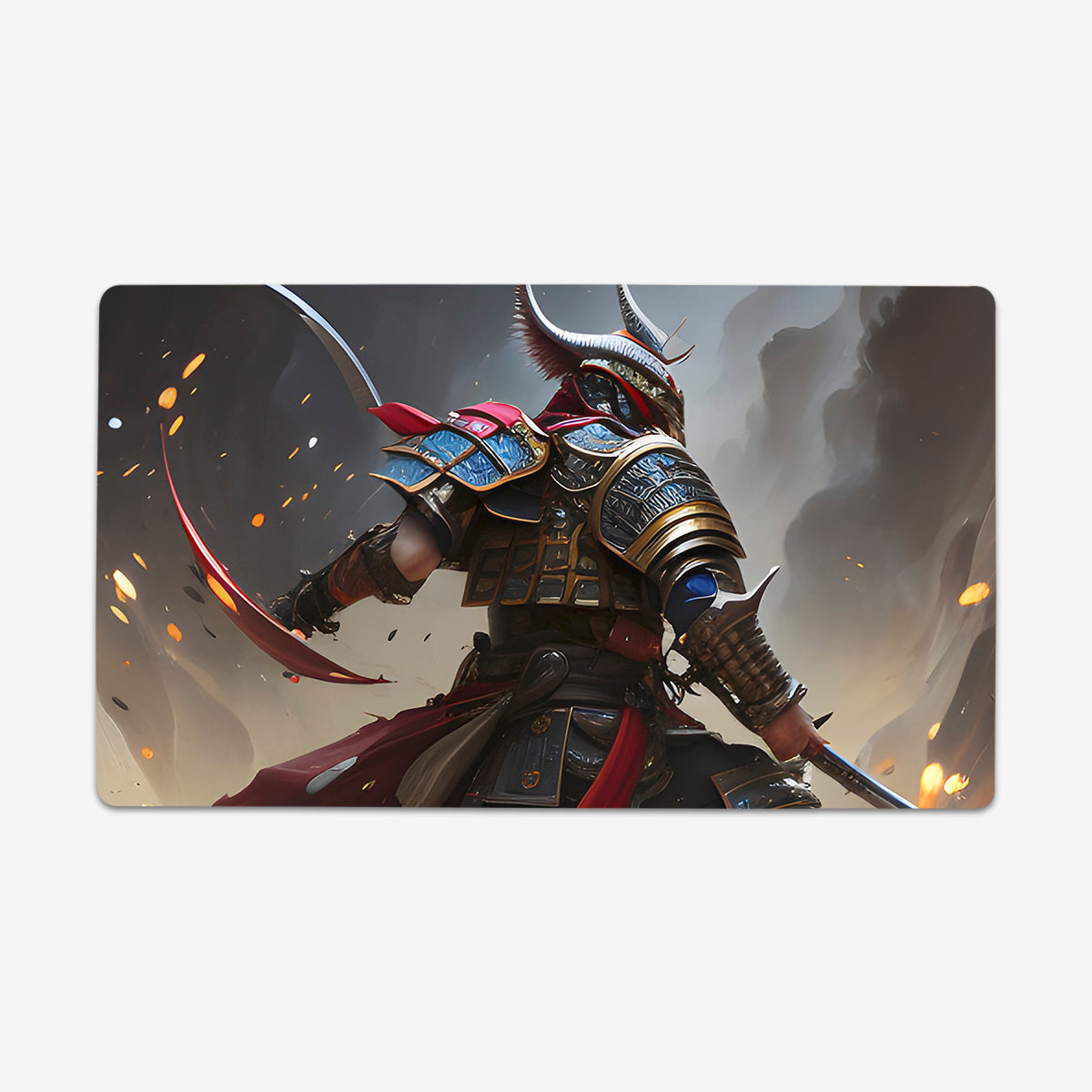 Warrior Pose Playmat - Premium Playmat from Inked Gaming - Just $34.99! Shop now at Game Crave Tournament Store