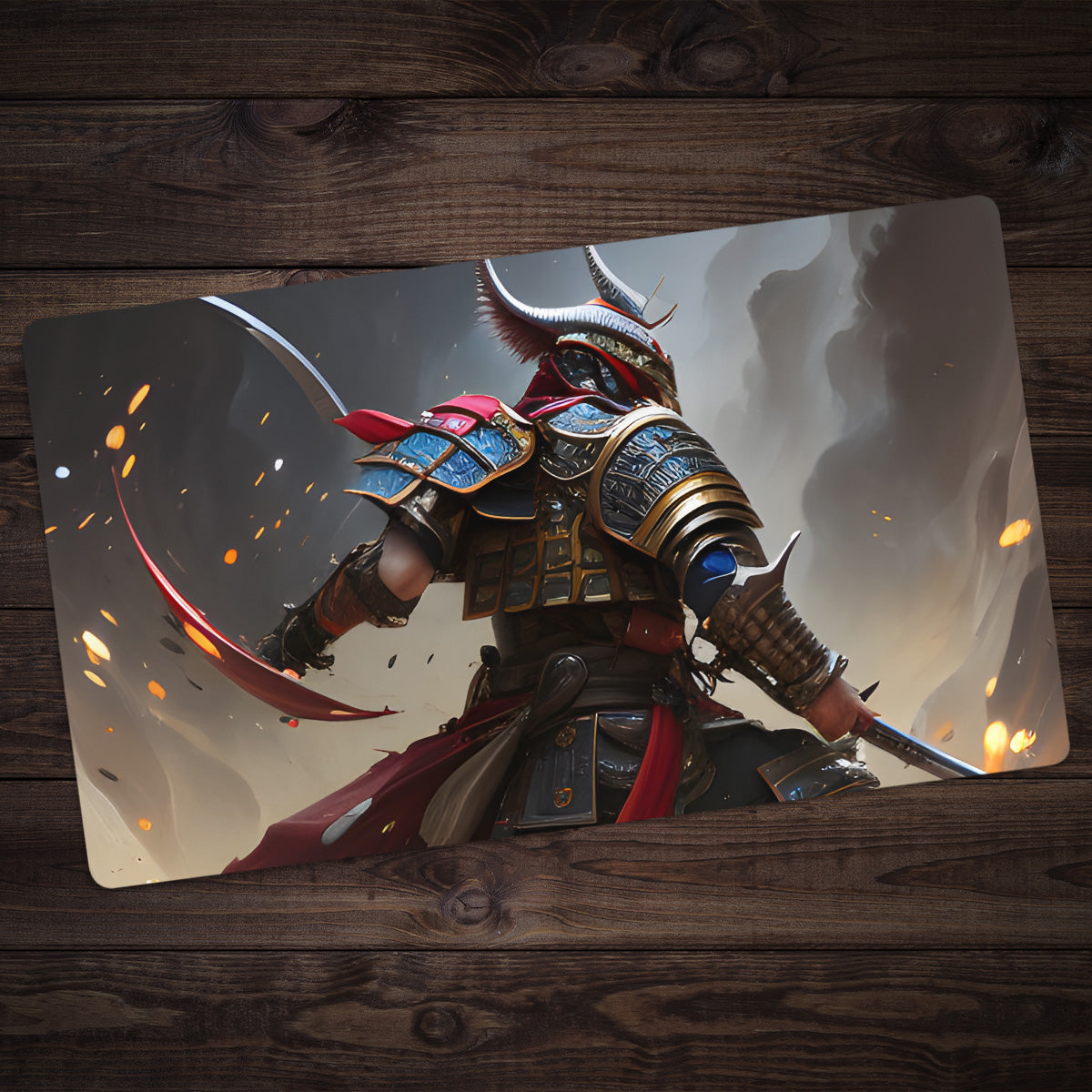Warrior Pose Playmat - Premium Playmat from Inked Gaming - Just $34.99! Shop now at Game Crave Tournament Store