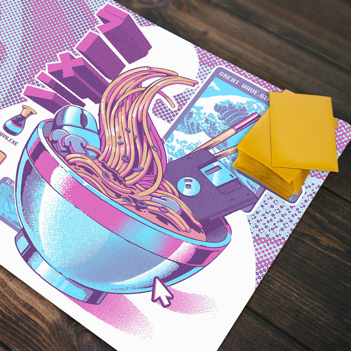 Web Ramen Playmat - Premium Playmat from Inked Gaming - Just $34.99! Shop now at Game Crave Tournament Store